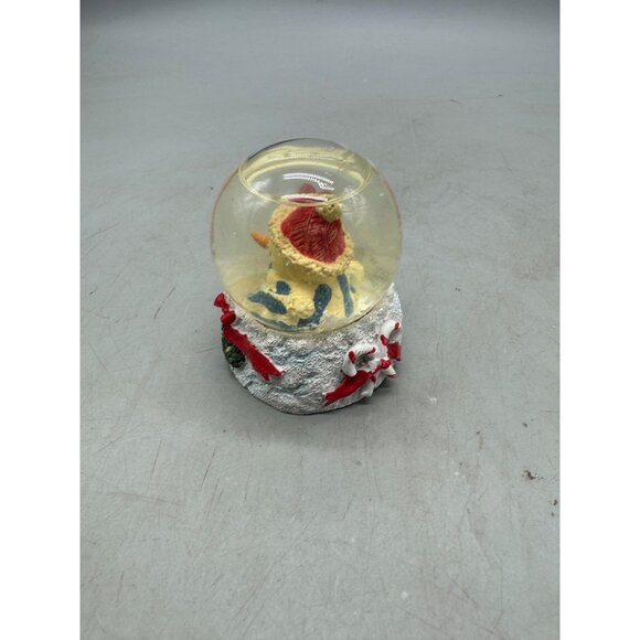 K's Collection Snowman Christmas Snow Globe With Red Bow & Wreath Base READ - Picture 4 of 6